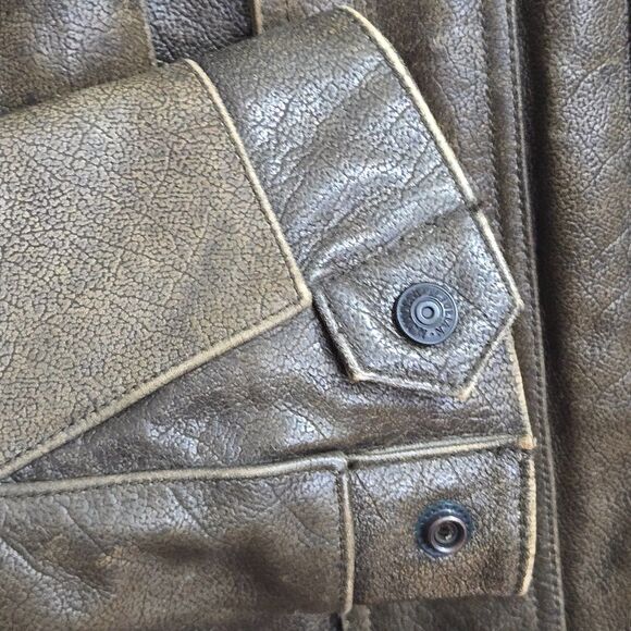 Wilsons M. Julian Mens M Dean Winchester Supernatural Leather Jacket Coat Moto - Picture 8 of 15